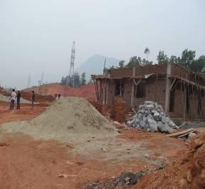 The construction site