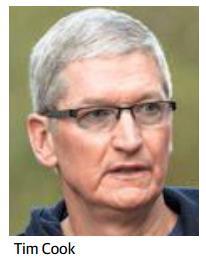 Continue Page-1,11- Apple poised for big steps in India A year after Tim Cook became the first CEO of Apple to visit India, the Cupertinobased technology giant is clearly looking to take a larger