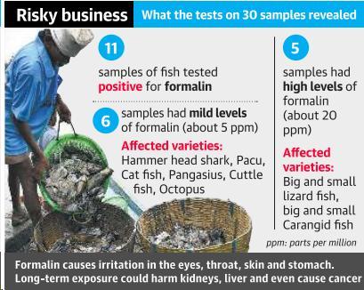 Prelims Focus Facts-News Analysis Page-1- Fish samples test positive for formalin(ch₂o)