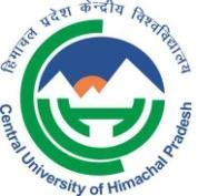 ह म चलप रद शक न द र यव श व द य लय Central University of Himachal Pradesh ऩ स टब क सन.
