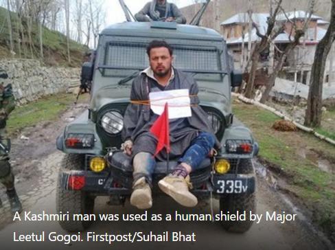 The commendation(appreciation) Human shield during the Srinagar Lok Sabha election on April 9. Award sends a truly unfortunate message Loss of public confidence in the Court of Inquiry.