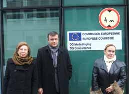 OFFICIALS OF MOLDOVAN COMPETITION AUTHORITY VISIT BRUSSELS During the first week of December, the EU-funded Twinning Project Support to Implementation and Enforcement of Competition and State Aid