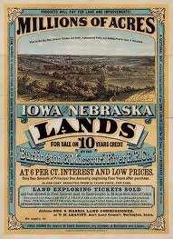Homestead Act - 1862 Any adult citizen, or intended citizen, could claim 160