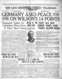 Wilson s Fourteen Point Plan Wilson's Fourteen Points became the basis for a peace program after World War I 1. No more secret agreements. 2. Free navigation of all seas. 3.