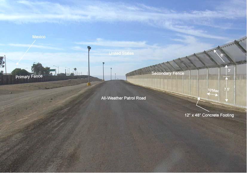 CRS-41 Appendix II: The San Diego Fence Source: U.S. Department of Homeland Security; Environmental Impact