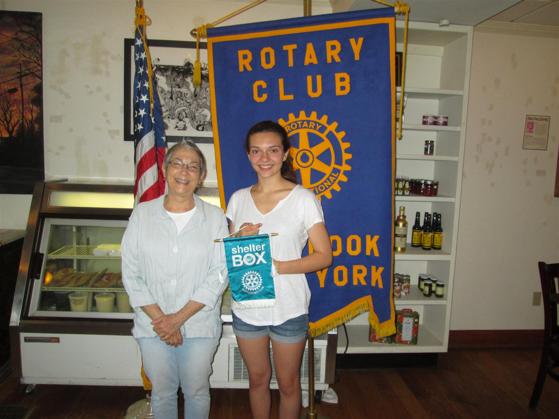 Our High School Interact Club was recognized for once again being ShelterBox heroes.