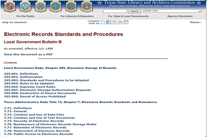 Minimum amount of time you have to keep these records Retention Period Statutes that govern the retention of this record series and other notes about retention added by TSLAC.