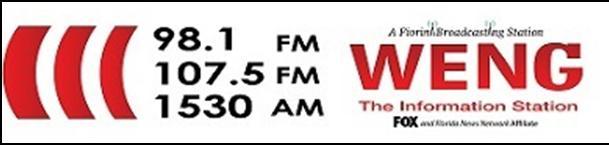 WENG Radio reaches Boca Grande, Englewood, Nokomis, North Port, Osprey, Placida, Port Charlotte, Punta Gorda, Rotonda West and Venice.