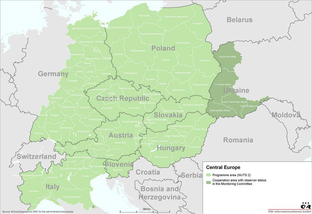 The Carpathian Project received funds from the EU-Community Initiative Programme for transnational cooperation: INTERREG CADSES in the Programming Period 2000-2006.
