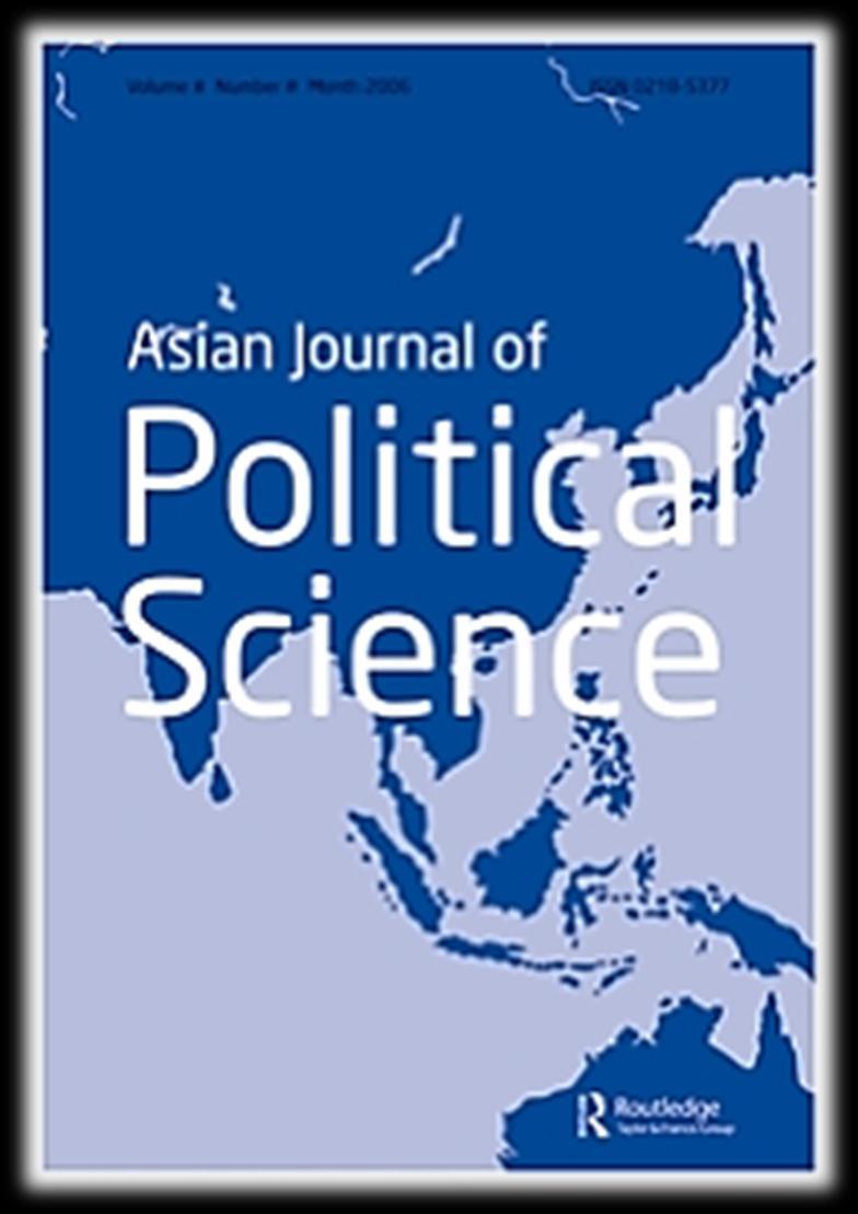 Asian Journal of Political Science (AJPS) is an international refereed journal sponsored by Department of Political Science, National University of Singapore.