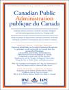 Canadian Public Administration is the refereed scholarly publication of the Institute of Public Administration of Canada (IPAC).