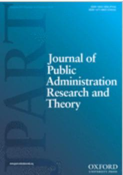 The Journal of Public Administration Research and Theory serves as a bridge between public administration and public management scholarship on the one hand and public policy studies on the other.