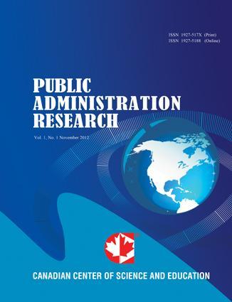 Public Administration Research (PAR) is a double-blind peer-reviewed international journal dedicated to promoting scholarly exchange among teachers and researchers in the field of public