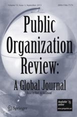 Public Organization Review seeks to advance knowledge of public organizations around the world.