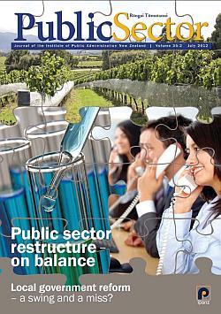 Public Sector is the quarterly journal of IPANZ, independently written and edited with the oversight of a Journal Advisory Group.