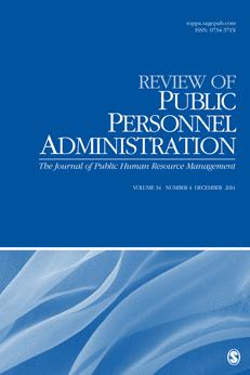 Review of Public Personnel Administration (ROPPA), peerreviewed and published quarterly, presents timely, rigorous scholarship on human resource management in public service organizations.