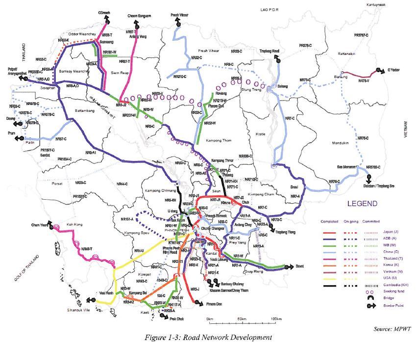 18 Infrastructure - Improvement of domestic and cross border connections Phnom Penh Ho Chi Minh City Expressway Plan ( travel time and cost savings, bilateral trade up 40%, border crossing up 53%,