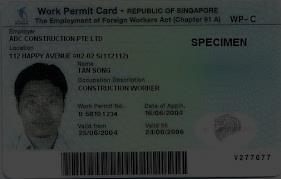 SINGAPORE S MIGRATION REGIME Work permit system Tied to