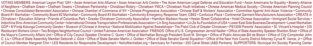 April 2010 Dear Fellow Community Members: The Chinatown Working Group (CWG) was established in Fall 2008 with the goal of supporting Chinatown s residents, businesses and visitors by helping our