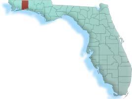 Okaloosa Okaloosa is approximately 998 square miles, with a population of around 188,939 people. It is located in Florida's First Circuit in the Northwest region of the state.