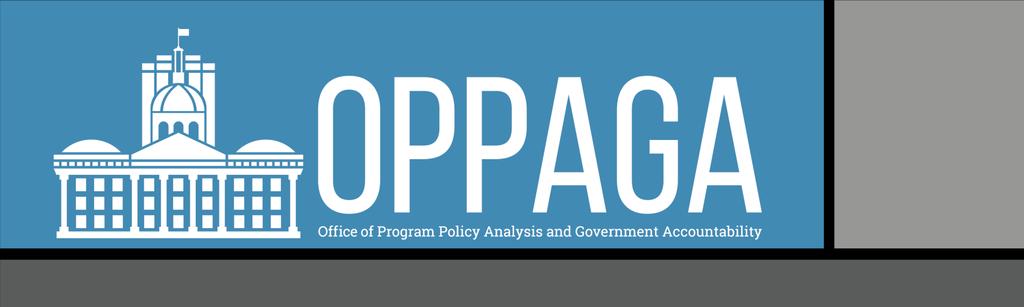 OPPAGA provides performance and accountability information about Florida government in several ways.