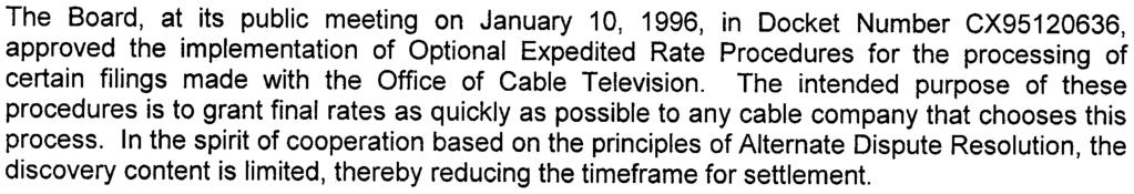 t of 1992,47 U.S.C. 543 ~, and provisions of the New Jersey Cable Television Ac