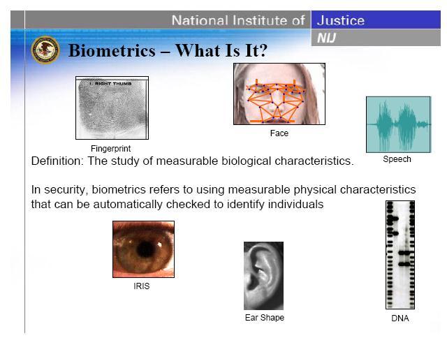 Biometric Technologies: Security and Privacy Dr. Rigoberto Chinchilla School of Technology Why Biometrics?