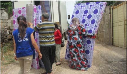 Duringthemonth,morethan2,newlyarrivedrefugees received core relief items, almost 9, received replacement core relief items, and more than 26, individuals were assisted with additional seasonal items