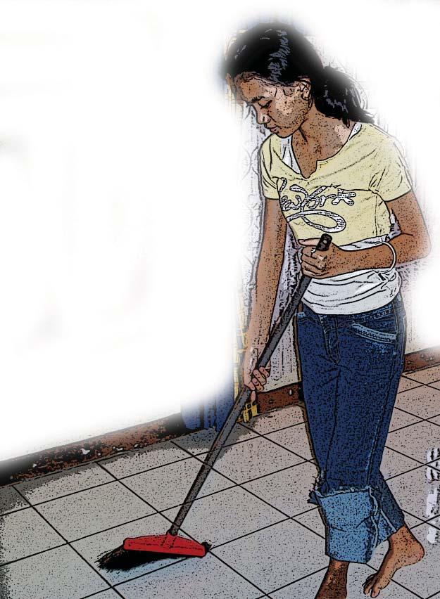 As Indonesian women in urban areas increasingly enter the workforce, there is a growing and high demand for domestic workers to help out with such tasks as cooking, cleaning, laundry, and taking care