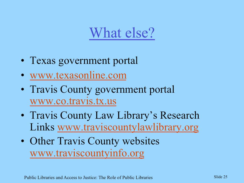 The Texas government portal has been completely revised to be user friendly and from the citizen s perspective.