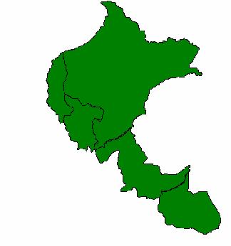 The Amazon Region in the National Context Loreto 47% TERRITORIO NACIONAL POR REGION Amazonas 5% San Martín 7% Ucayali 13% Madre de Dios 11% SURFACE: 61% 61% 778,449 Km Km 2 2 Sierra 26% Selva 61%