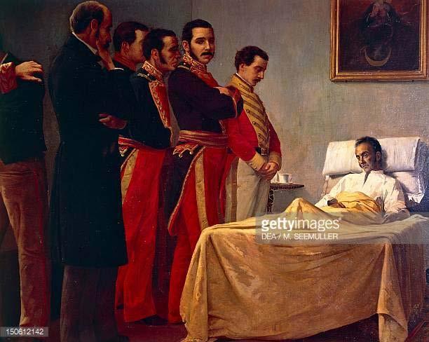 The rise of a caudillo On December 17, 1830, Simón Bolívar died in Santa Marta, Colombia, of tuberculosis Bolívar left a detailed trail of his opinions on the Spanish imperial system, the justice of