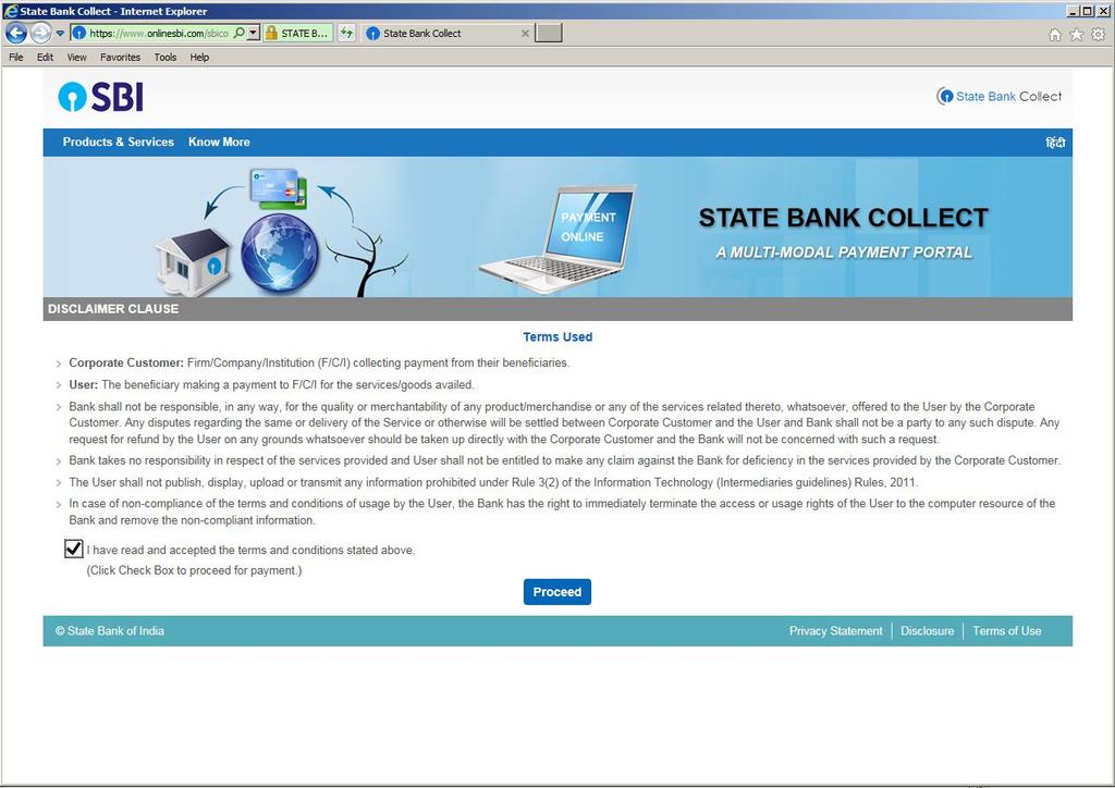 online banking site https://www.onlinesbi.com/.