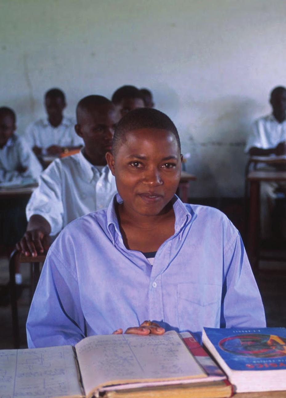 A girl s education is a human right and leads to improved health and nutrition in society