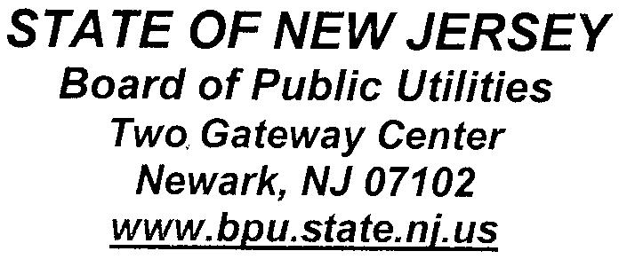 CABLE SYSTEM IN AND FOR THE BOROUGH OF PALMYRA, COUNTY OF BURLINGTON, STATE OF NEW JERSEY ) ) RENEWAL CERTIFICATE OF APEROYAL DOCKET NO.