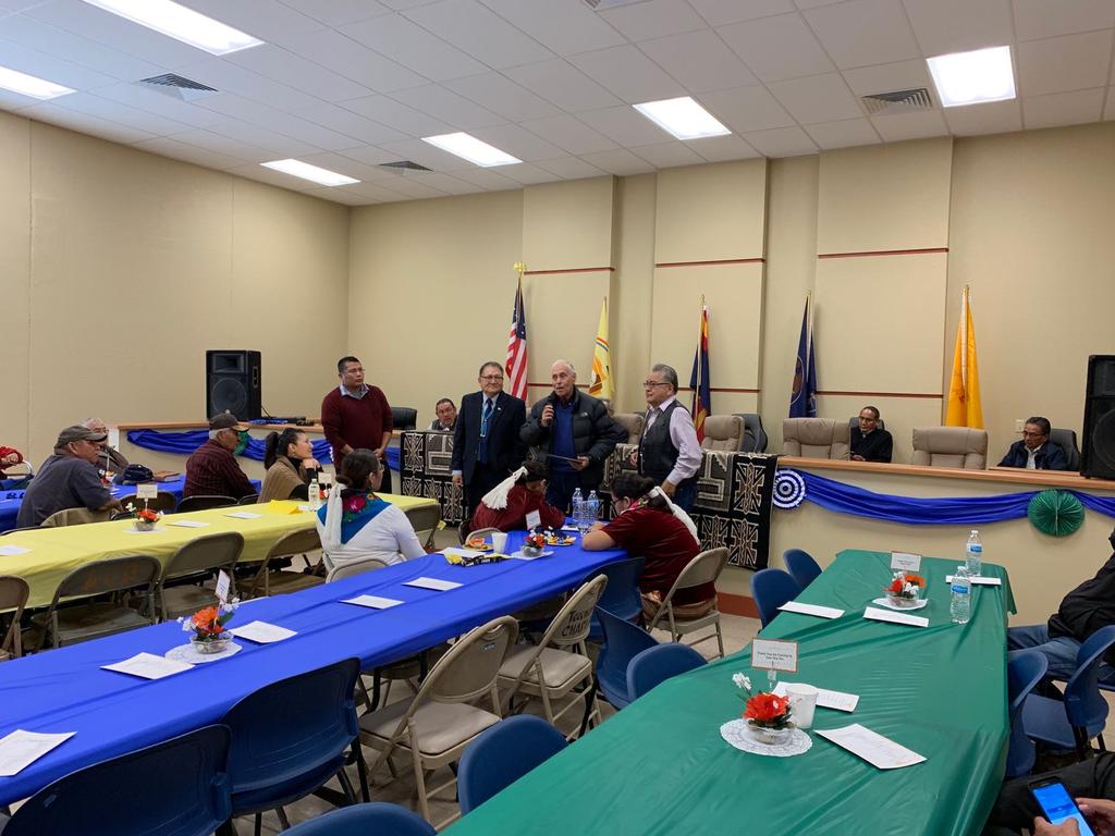 March 2019 Teec Nos Pos Chapter Renovation Celebration On Friday, March 1, 2019, the Teec Nos Pos Community celebrated the renovation of their chapter house.
