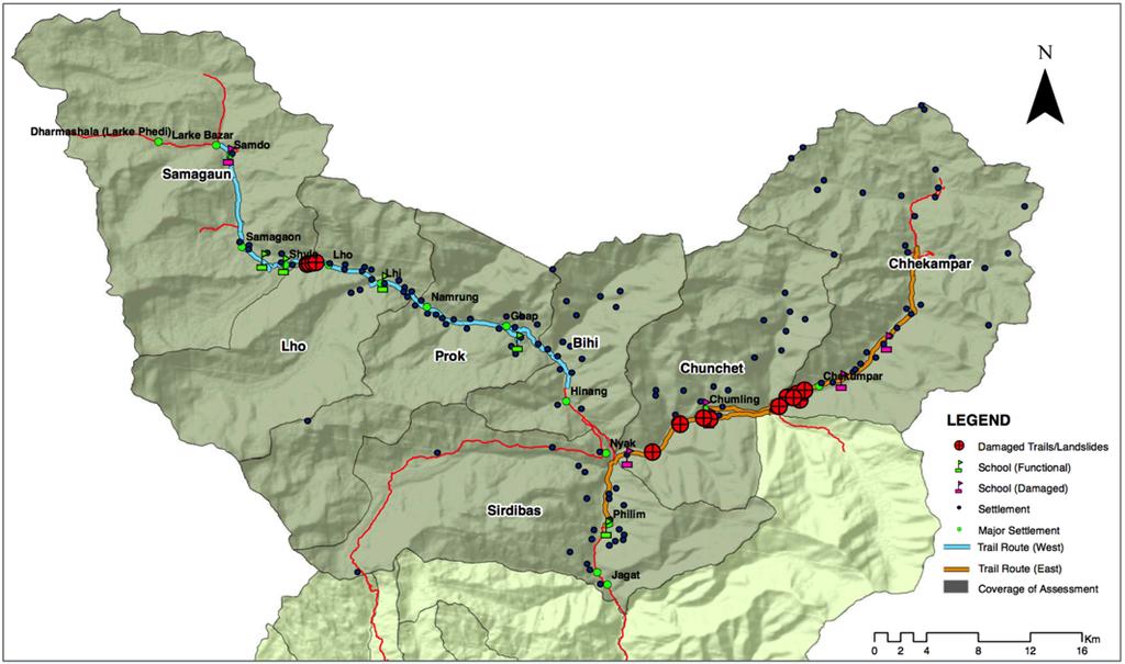 Assessment Report Gorkha 18 June 2015 KEY FINDINGS A joint assessment was conducted in 7 northern hard-to-reach VDCs of Gorkha district between 1 June and 8 June.