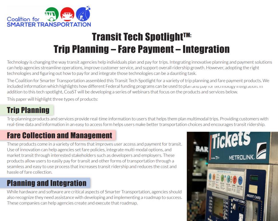 Transit Tech Spotlight
