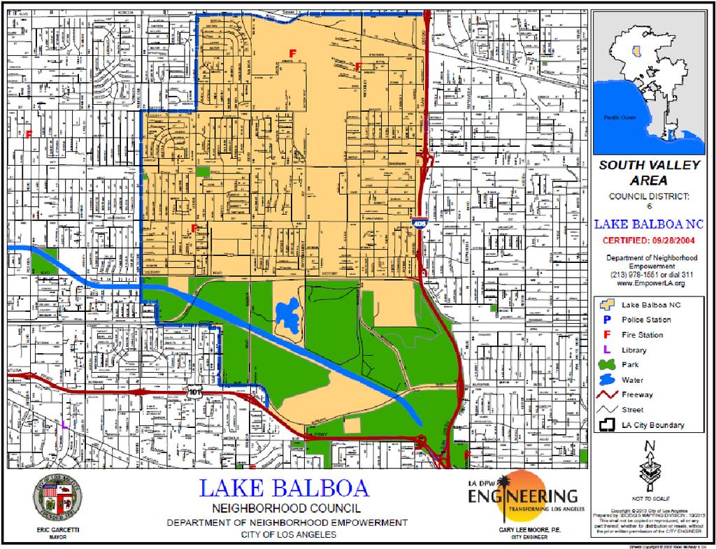 ATTACHMENT A - Map of Lake Balboa