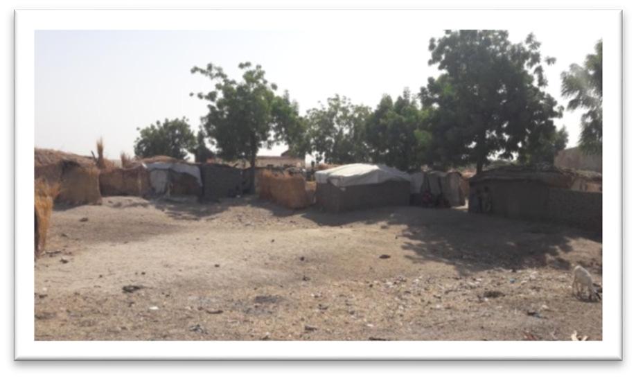 Boarding Primary School and General Hospital in Rann Mud-Bricks and makeshift Shelters In Rann, the population of the town are rebuilding their houses using