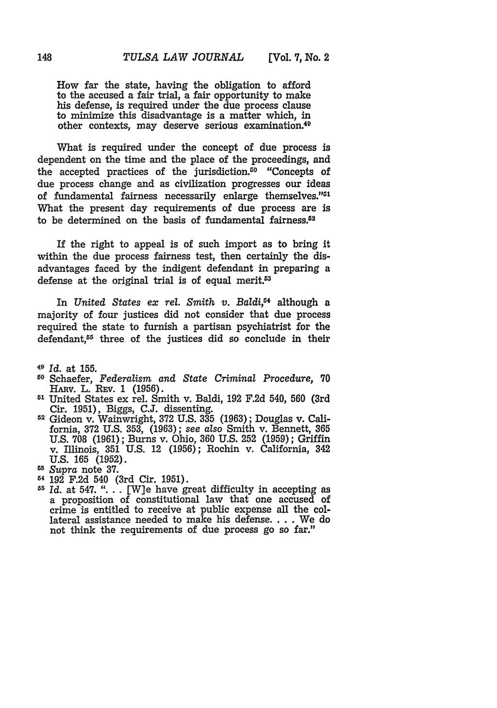 Tulsa Law Review, Vol. 7 [1971], Iss. 2, Art. 4 TULSA LAW JOURNAL (Vol. 7, No.