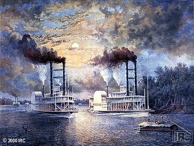 INTRODUCING STEAM POWER The number of steamboats in service continued to grow throughout the 1830s and 1840s.