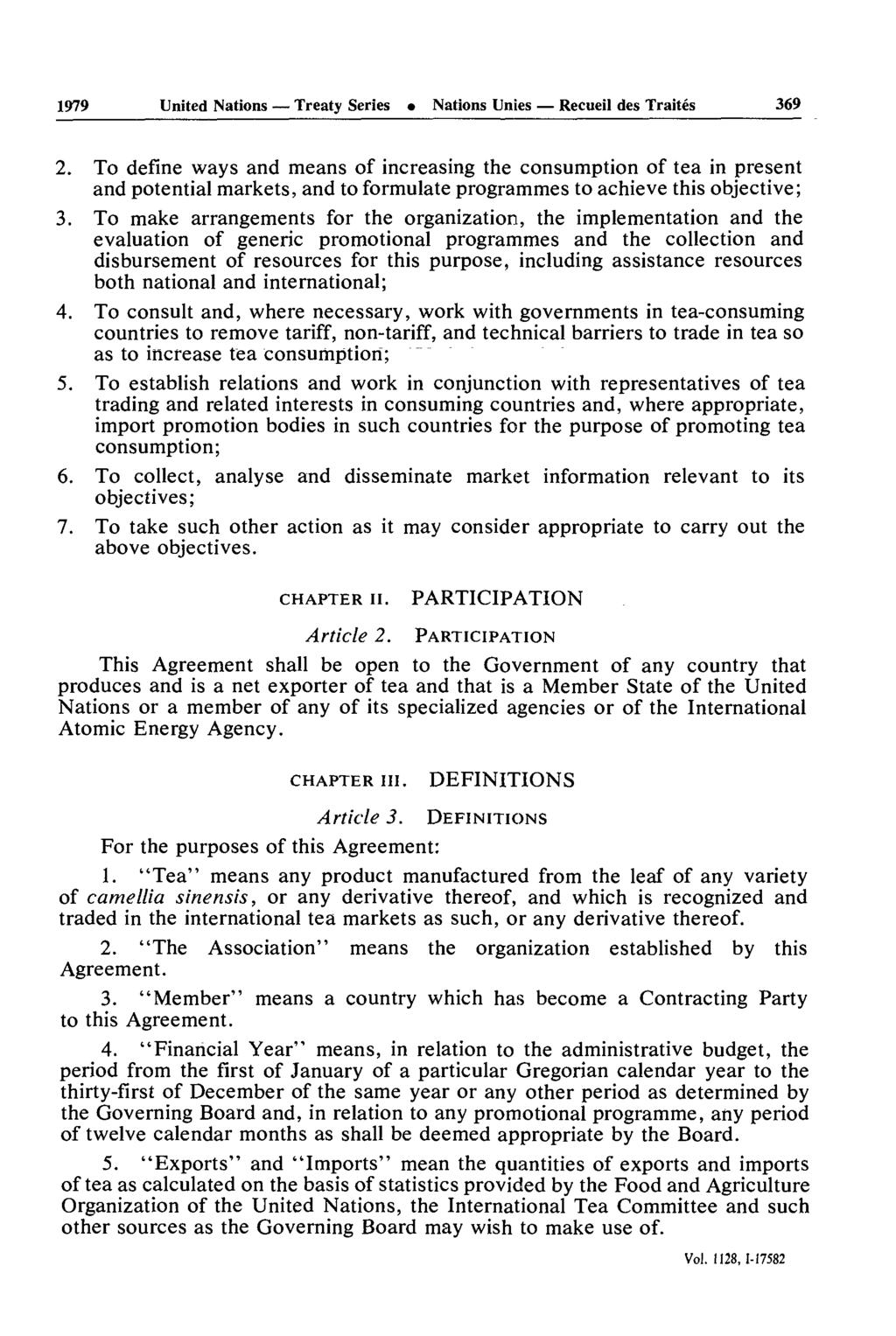 1979 United Nations Treaty Series Nations Unies Recueil des Traités 369 2.