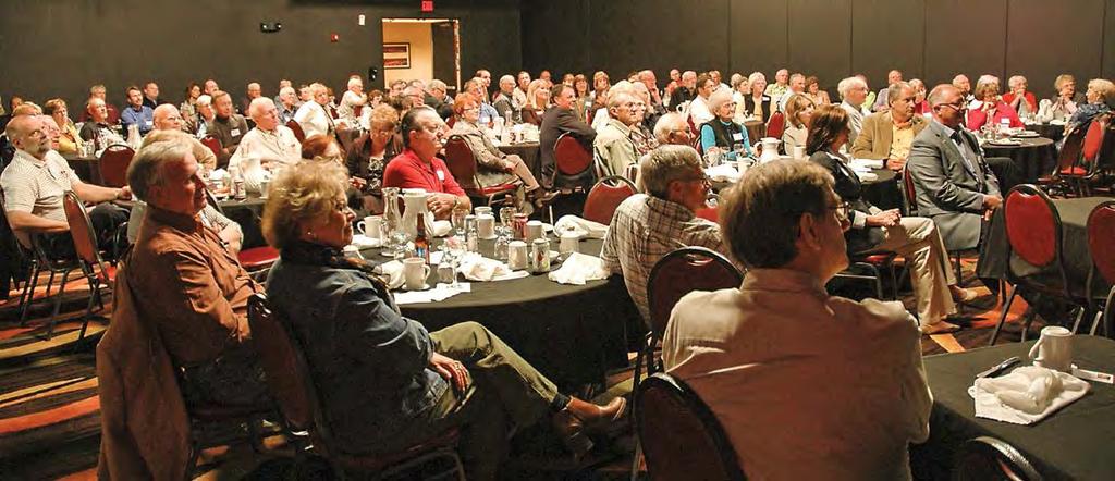 A large group of Verendrye s grassroots supporters attend a meeting with area legislators in 2012.