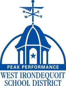 This is the official notice of the Organizational Meeting of the Board of Education of the West Irondequoit Central School District, Town of Irondequoit, Monroe County, New York, to be held Monday,