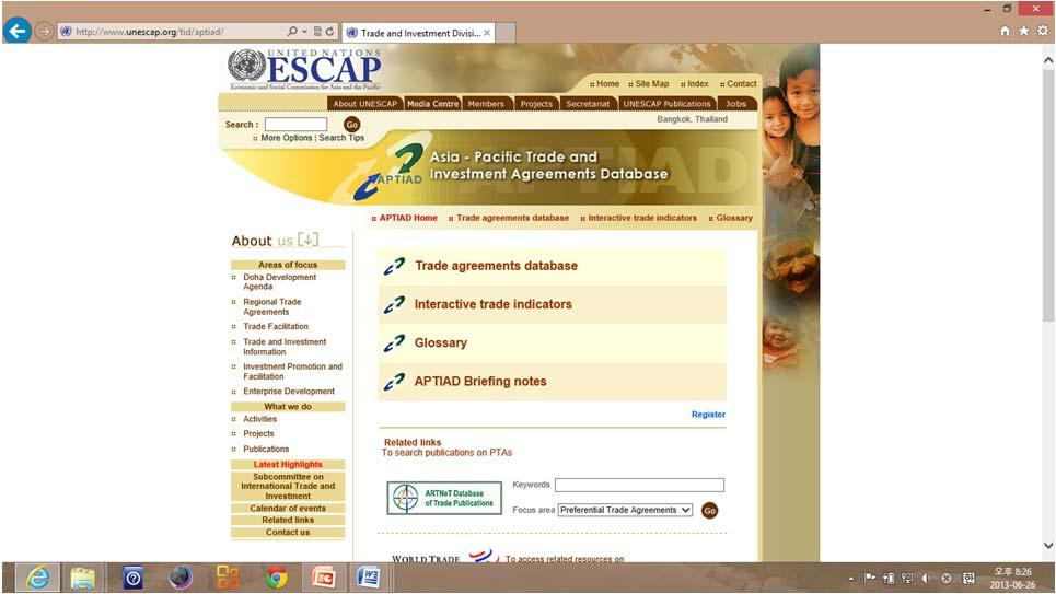 ESCAP Asia Pacific Trade and