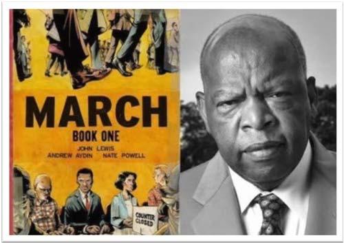 Attachment 1 Special Event US Representative John Lewis with Andrew Aidin Discussing MARCH (Book Two)