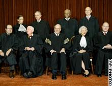 FEDERAL GOVERNMENT The Judiciary The Supreme Court 9 judges appointed by the President.