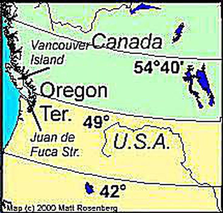 By June of 1846, the two nations negotiated the Oregon Treaty. This stated that the U.S.