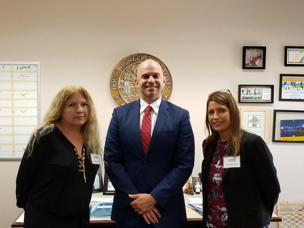 3 of 5 Rep Cortez (Osceola) met with two groups of advocates.